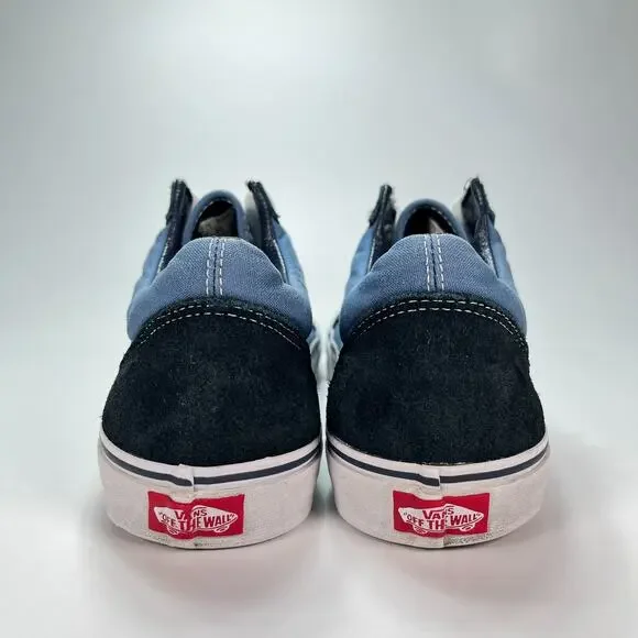 Vans Off The Wall Old Skool Slate Blue Athletic Skate Shoes Men's Size 13 - Picture 4 of 10